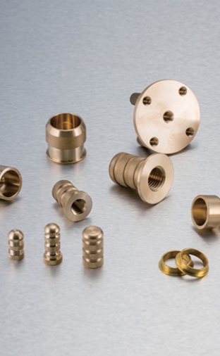 Brass parts and shielding